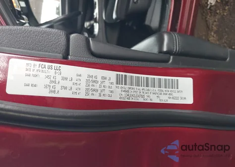 2018 Jeep Grand Cherokee Altitude 4X2 z USA, uszkodzony, nr VIN 1C4RJEAG3JC437925